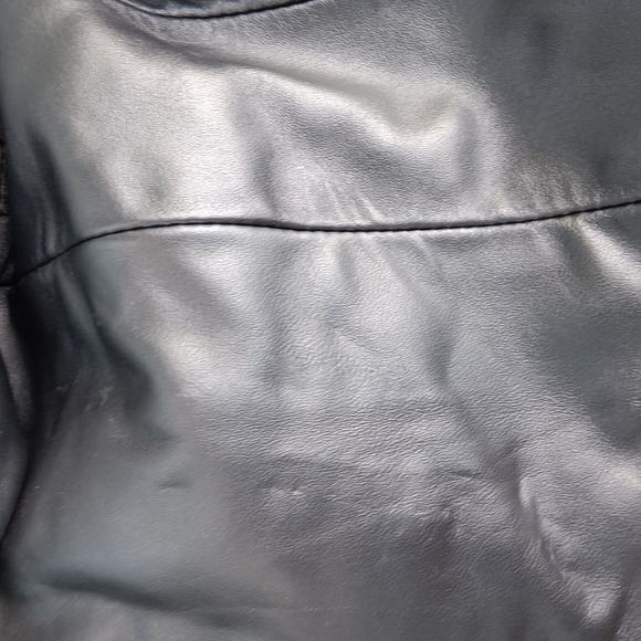 Women's Leather Button Front Stroller Jacket - Large (L) - Picture 6 of 11